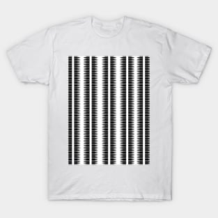 Black and White Arrows Pattern 2 T-Shirt